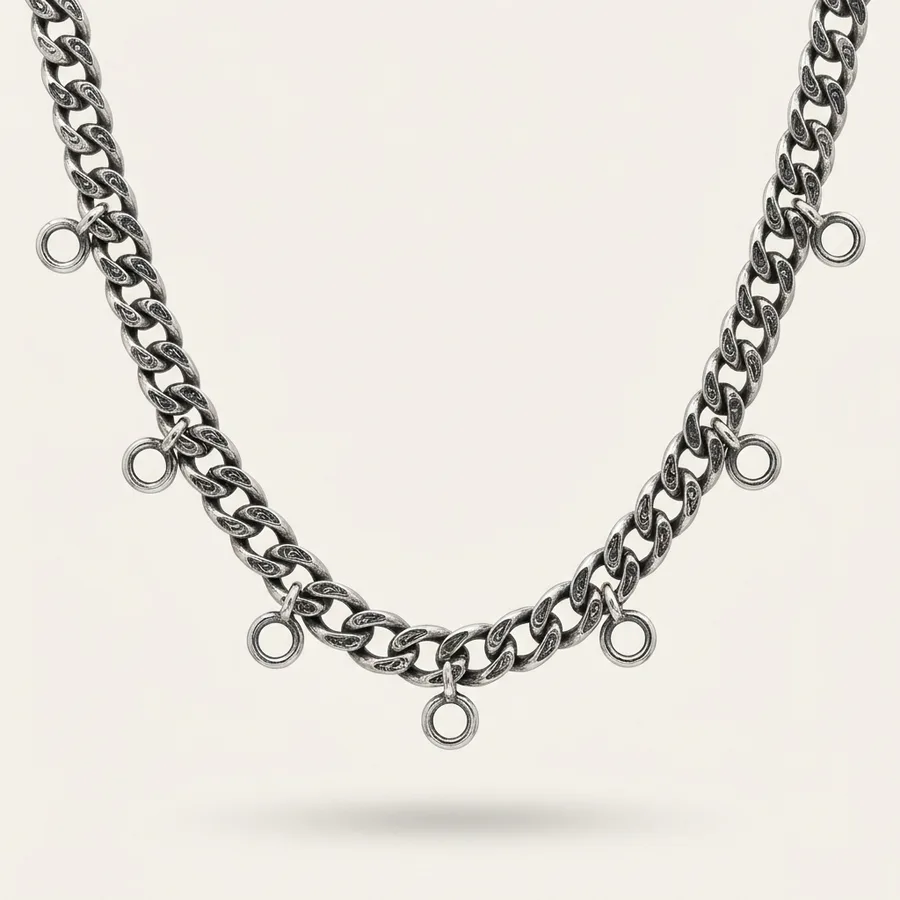 Charivari-Kette 45 cm: Hirschgeweih